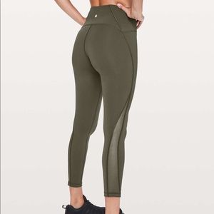 Lululemon Olive Train Times Leggings